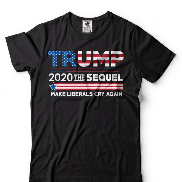 Donald Trump President T-shirt Funny 2024 Elections Make Liberals Cry Again Presidential Election T-Shirts