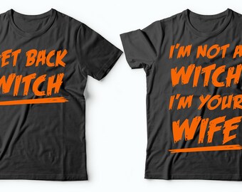 funny couples halloween shirts