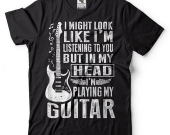 I Have Too Many Guitars No Guitarist Ever Mens Funny T-Shirt Acoustic Electric