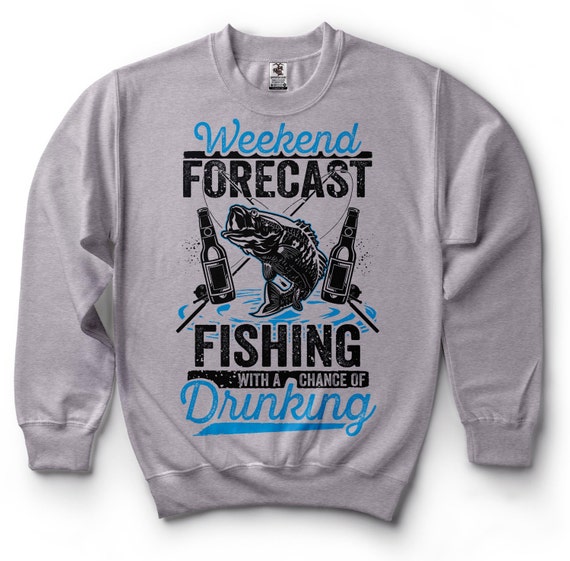 Funny Fishing Sweater Gift for Fisher Drinking Sweater Camping