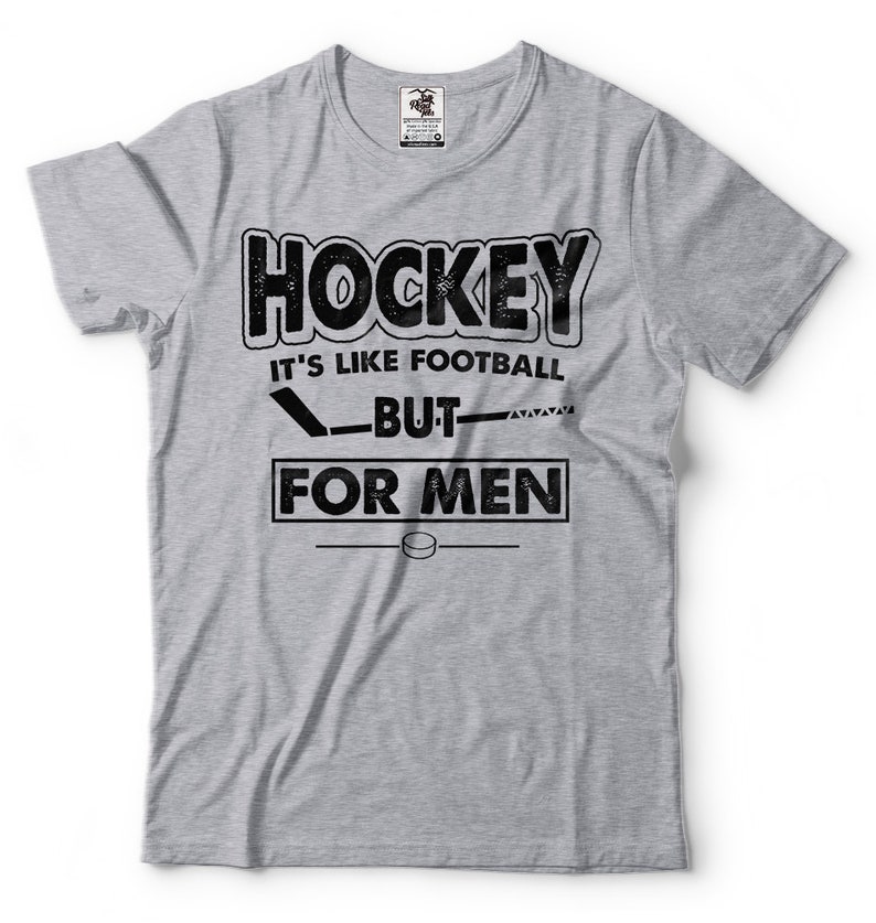 Hockey Tshirt Funny Ice Hockey T Shirt USA Hockey T Shirt Etsy