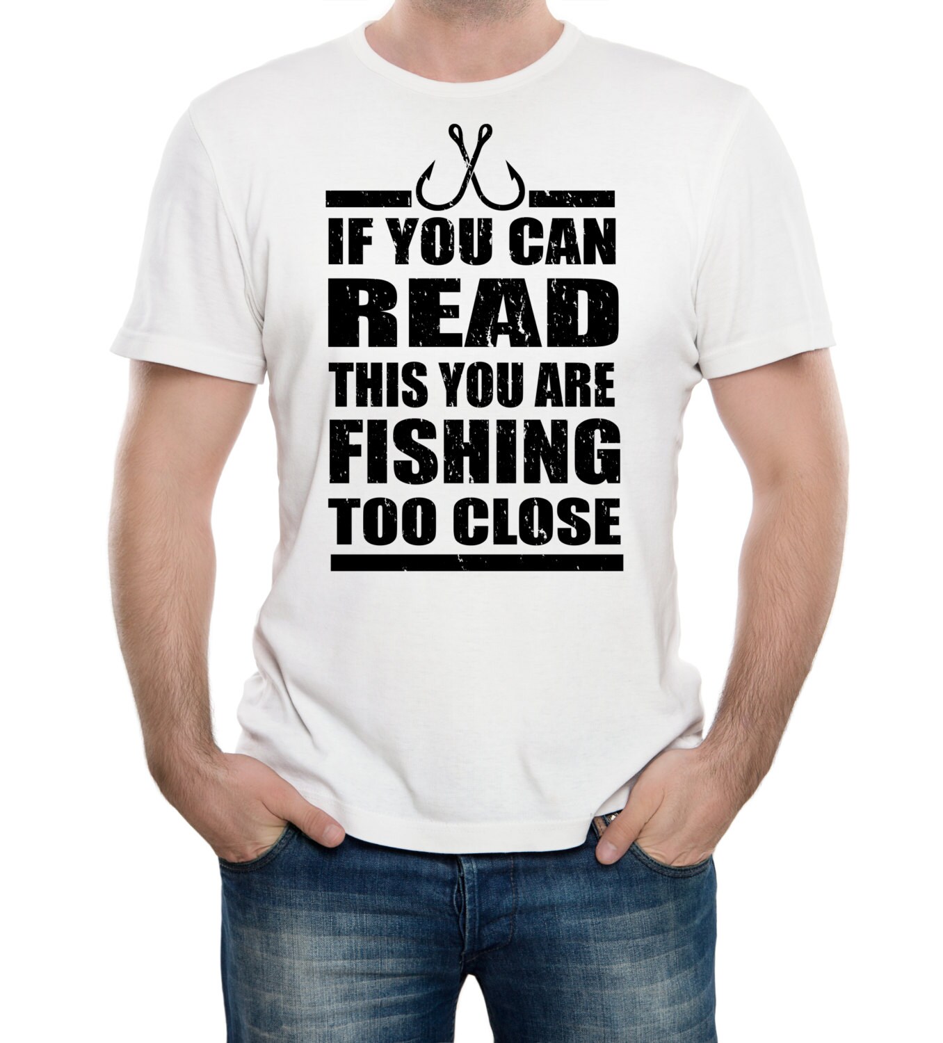 Fishing Shirts For Men, You Are Fishing Too Close Funny Tee T-Shirt