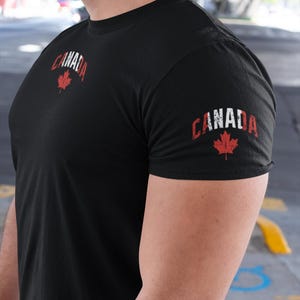 Canada t-shirt | canadian flag shirt | canada pride tee | maple leaf logo shirt | canadian pride unisex tee