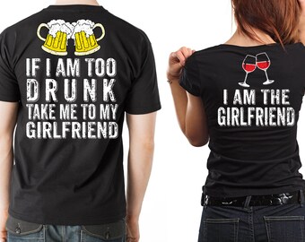 Couples drinking shirts Clearance