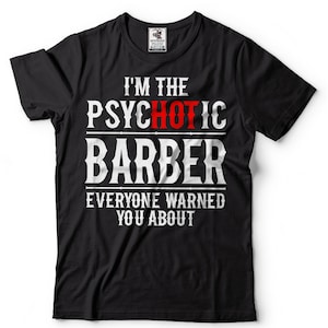 Barber T-Shirt Gift For Barber Tee Shirt Barber Shop Hairstylist Profession T-Shirt Barber Shop T shirt