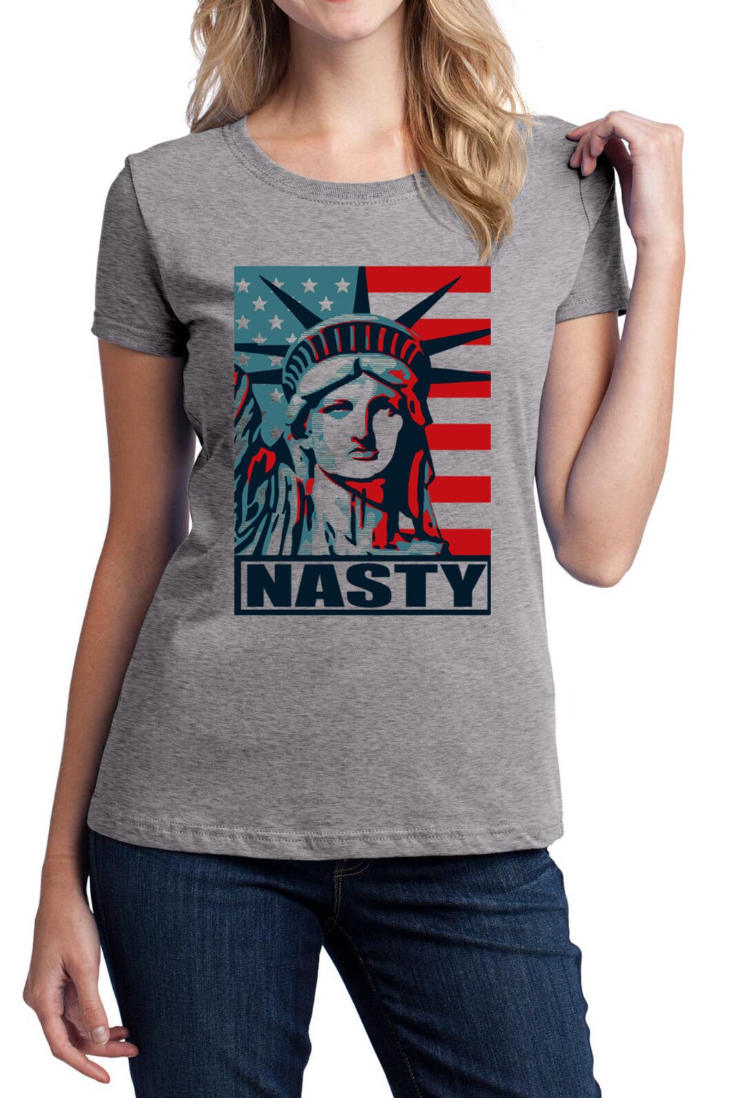 Women's March T-shirt Nasty Women T Shirt Nasty President - Etsy