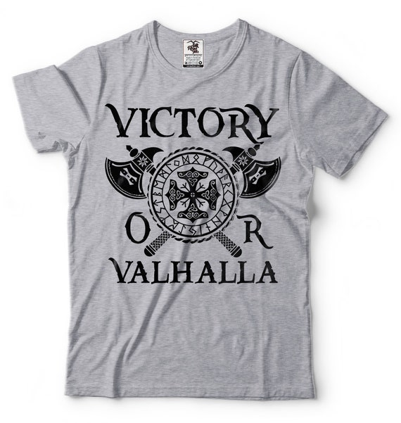 SilkRoadTees Viking T-Shirt - That Which Does Not Kill Me Should Run - Men's Black Cotton Tee, Odin Graphic 4 thumbnail image