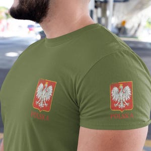 Poland t-shirt | polish flag shirt | polska logo tee | polish pride t-shirt | polish heritage gift for men & women