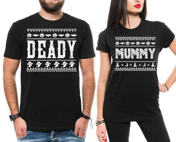Mens Gag Gift For Couple Halloween Pregnancy Costume Deady To Be T-Shirt Mens Gag Gift For Couple Halloween Pregnancy Costume Deady To Be T-Shirt