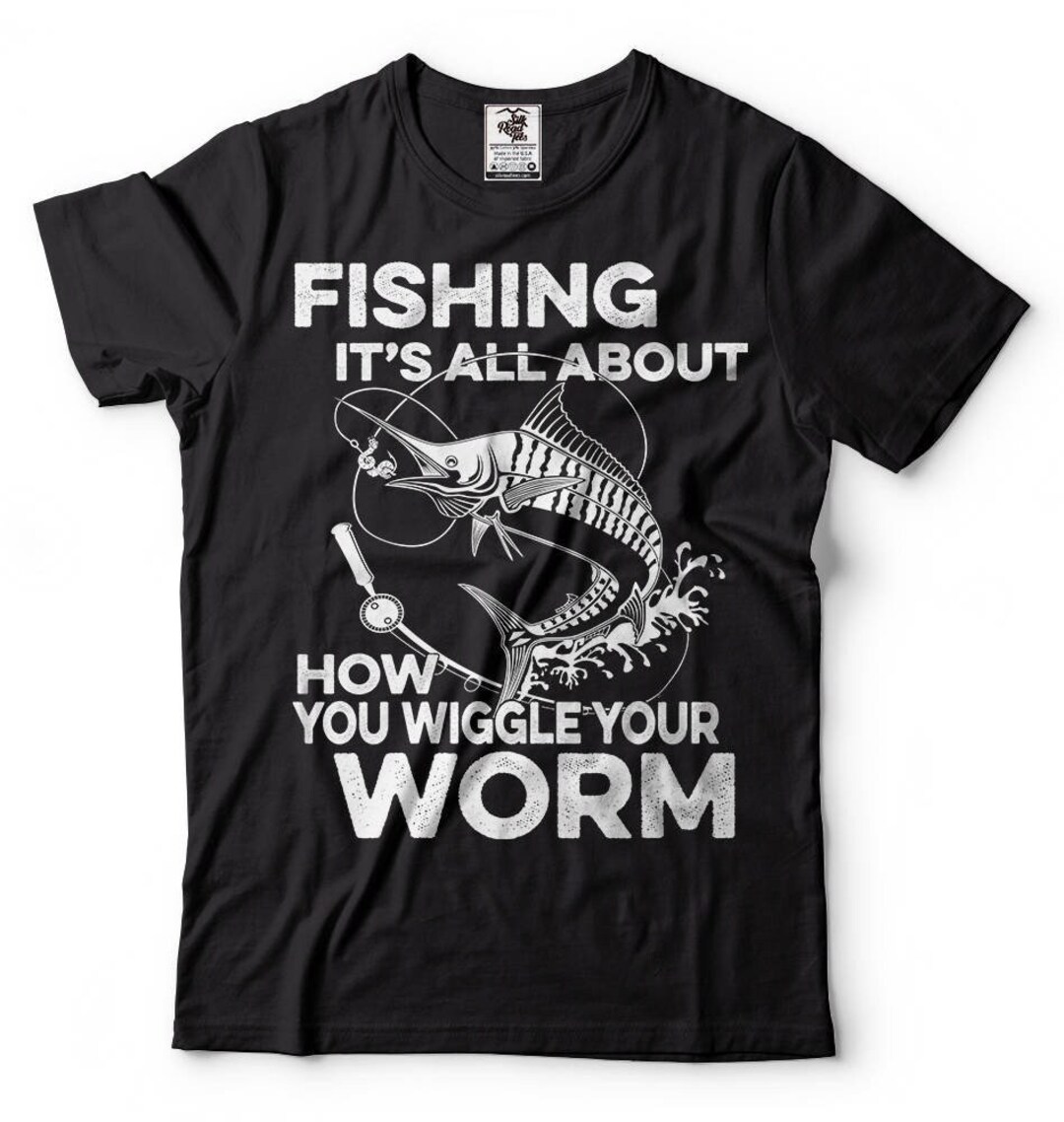 Funny Fishing T-Shirt For Men - 'Fisherman' Gift Tee (100% Cotton, Crew Neck)