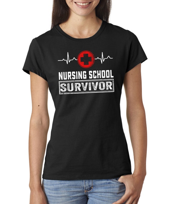 Nursing School Survivor Gift Shirt Graduation Party Tee Nursing School Survivor Gift Shirt Graduation Party Tee