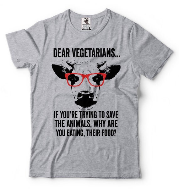 Funny Vegetarian T-Shirt - Funny Vegan Shirt Tshirt Tee Gift Funny Vegetarian T-Shirt - Funny Vegan Shirt Tshirt Tee Gift