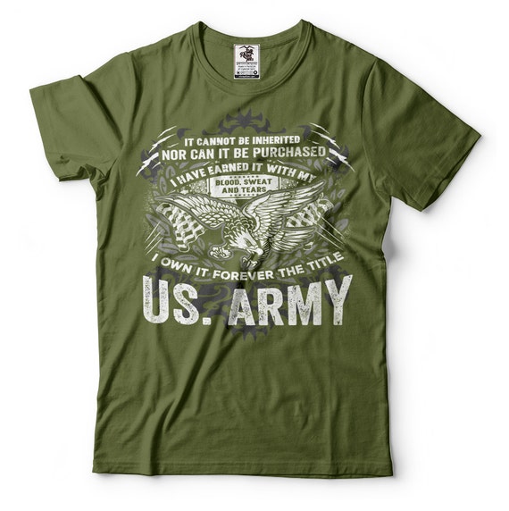 Veteran T-Shirt US Army Veteran Tees Gift For Dad American | Etsy
