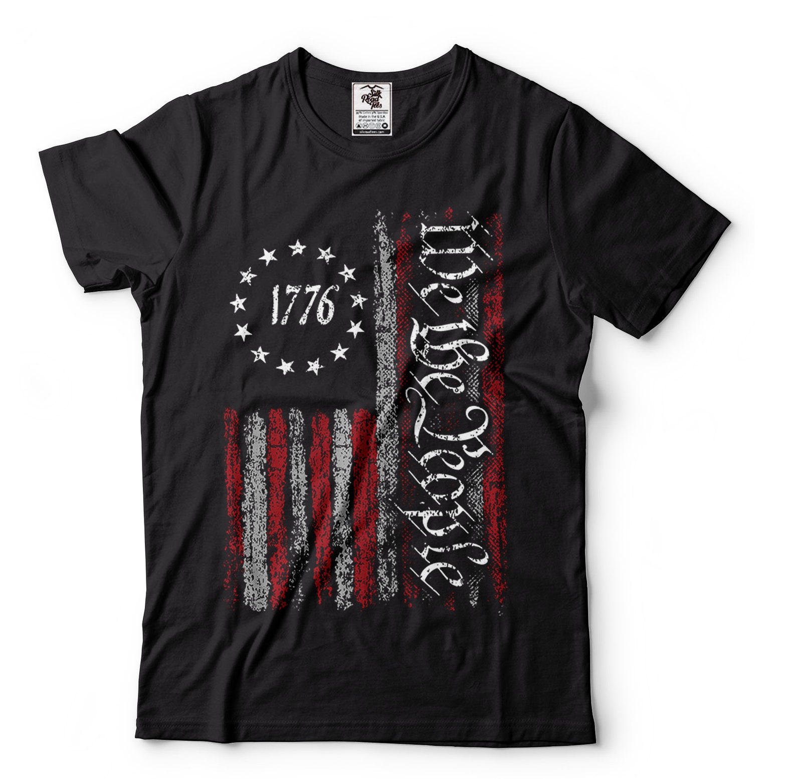 Patriotic t shirtswe the people Flag Shirt Vintage USA Flag | Etsy