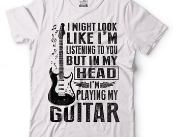 Guitar Shirts Men Funny Shirts for Men Guitar - Etsy