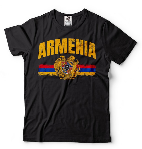 Armenia Heritage T Shirt Armenia Flag Armenia Coat of Arms T | Etsy