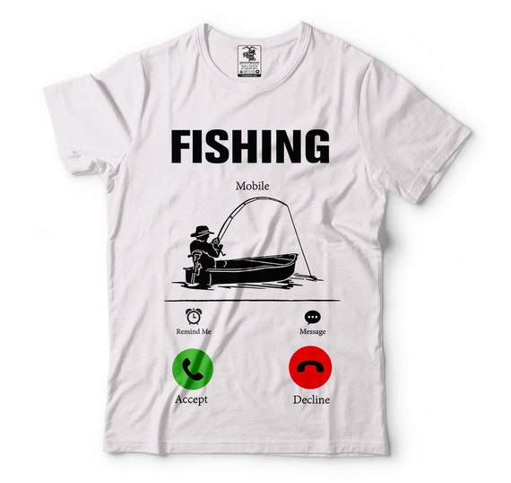 Fishing T Shirts Fishing Is Calling Gift for Fisherman Fisher Tee Shirt Cool Fishing Shirts Fathers Day Gift Ideas