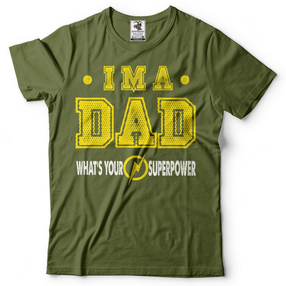 Discover Dad Superhero Father Day T Shirt