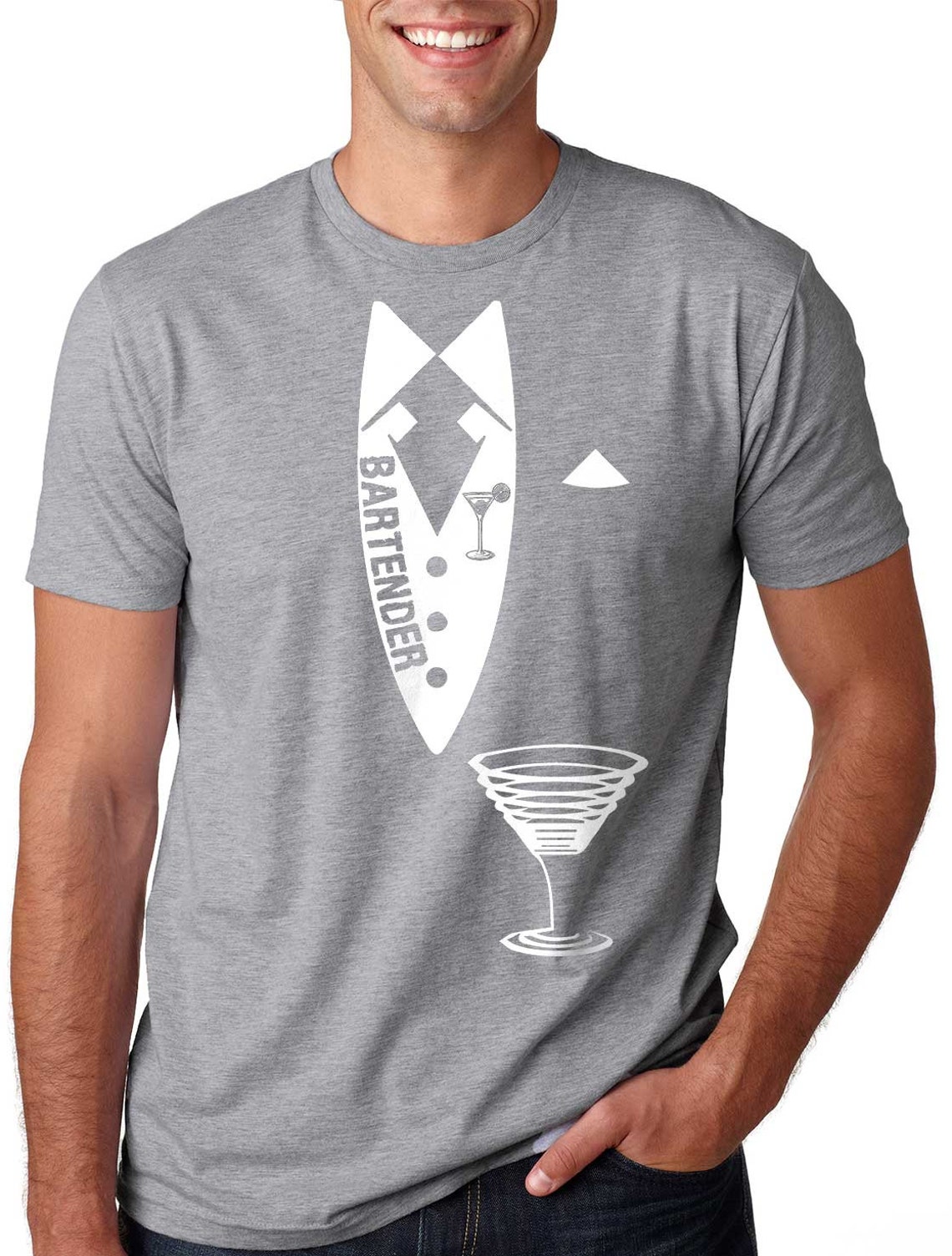 Bartender Tshirt Tee Shirt for Barman Barkeeper Gift Party Etsy