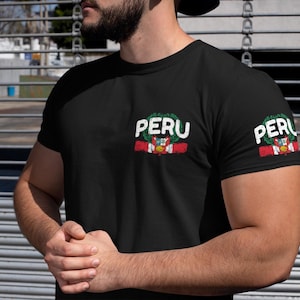 Peru t-shirt gift | peruvian flag shirt | peru logo tee | peruvian pride t-shirt | peruvian heritage gift for men & women