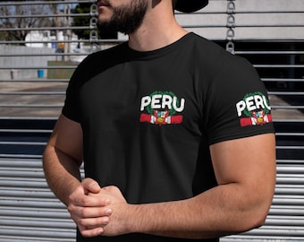 Peru t-shirt gift | peruvian flag shirt | peru logo tee | peruvian pride t-shirt | peruvian heritage gift for men & women