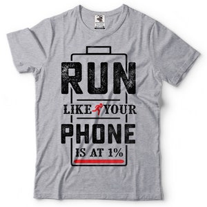 Camiseta de running. Corro porque me gusta mucho - Etsy España