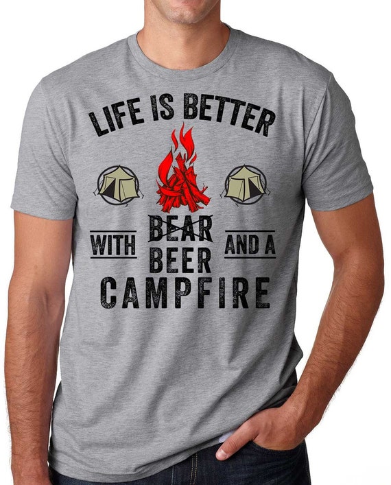 T-shirt Next Level Femme Taille M - Teal, Manches Courtes, Motif Bière/campfire