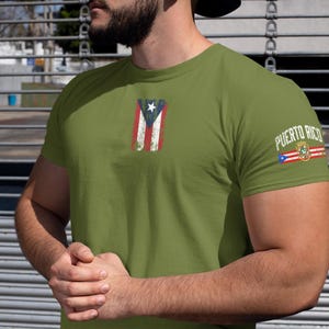 Puerto rico t-shirt | puerto rican flag shirt | puerto rico logo tee | pride t-shirt | puerto rican heritage gift for men & women