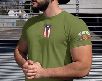 Puerto rico t-shirt | puerto rican flag shirt | puerto rico logo tee | pride t-shirt | puerto rican heritage gift for men & women