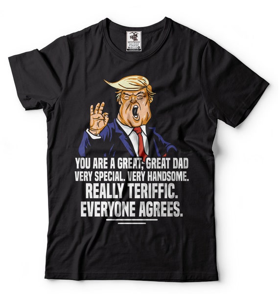 Camiseta del Día del Padre de Donald Trump, regalo para papá, idea