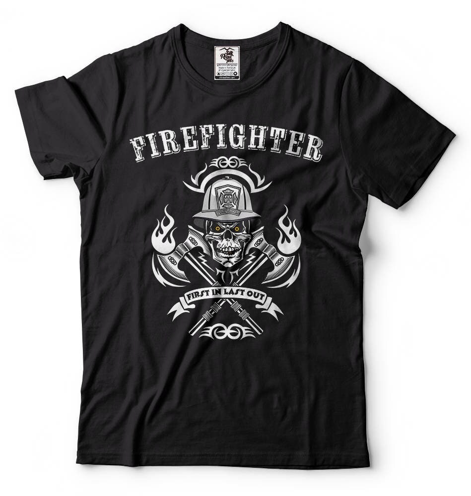 Firefighter T-shirt Fireman Proud Firefighter Shirt