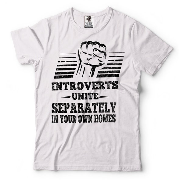 Introverts Unite Funny T-shirts Meme Tee Shirts Funny Introvert T-shirt