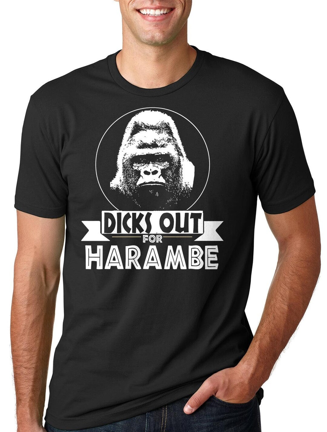 T-shirt Sleeve Harambe Clothing Internet meme, kim jong-un, tshirt, celebrities