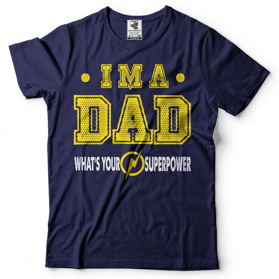 Discover Dad Superhero Father Day T Shirt