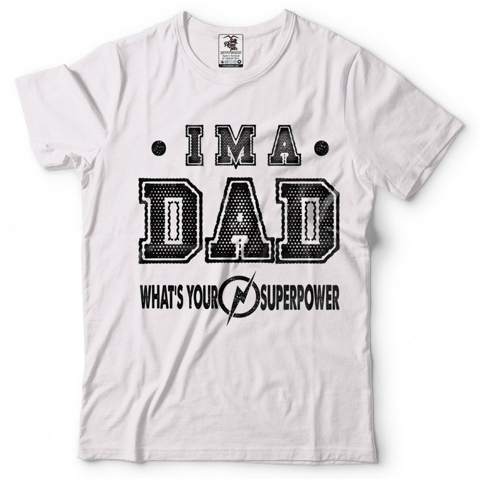 Discover Dad Superhero Father Day T Shirt