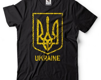 Ukraine Trident T shirt Ukraine Ukraine Coat Of Arms Ukrainian Patriotic T shirt Ukraine Heritage T shirt
