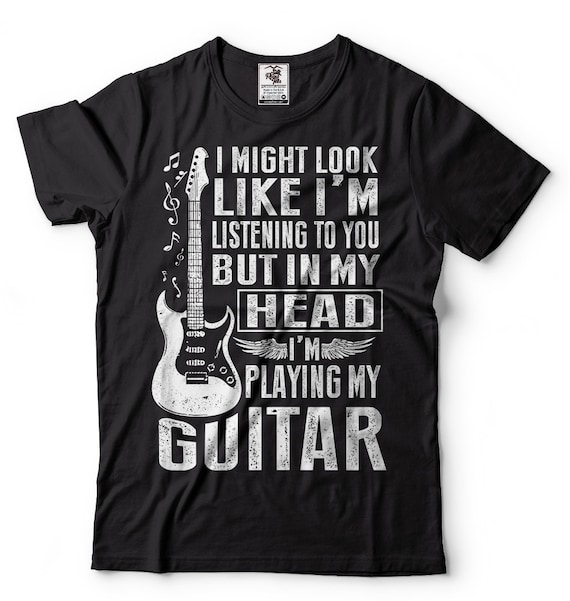 Guitar Shirts for Men Funny Guitar - Etsy
