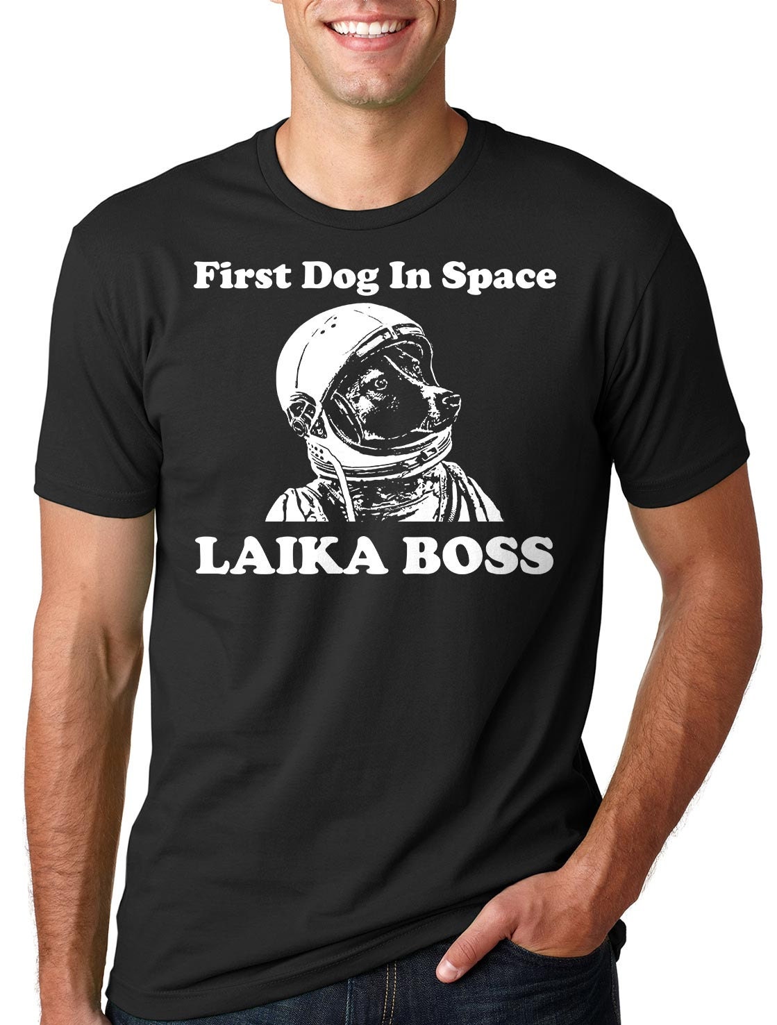 First Dog in Space Laika Boss Astronaut Dogs Baby T-Shirt Baby Boy Girl Cotton T Shirts Fashion Tops for 6M-2T Baby First Dog in Space Laika Boss Astronaut Dogs Baby T-Shirt Baby Boy Girl Cotton T Shirts Fashion Tops for 6M-2T Baby