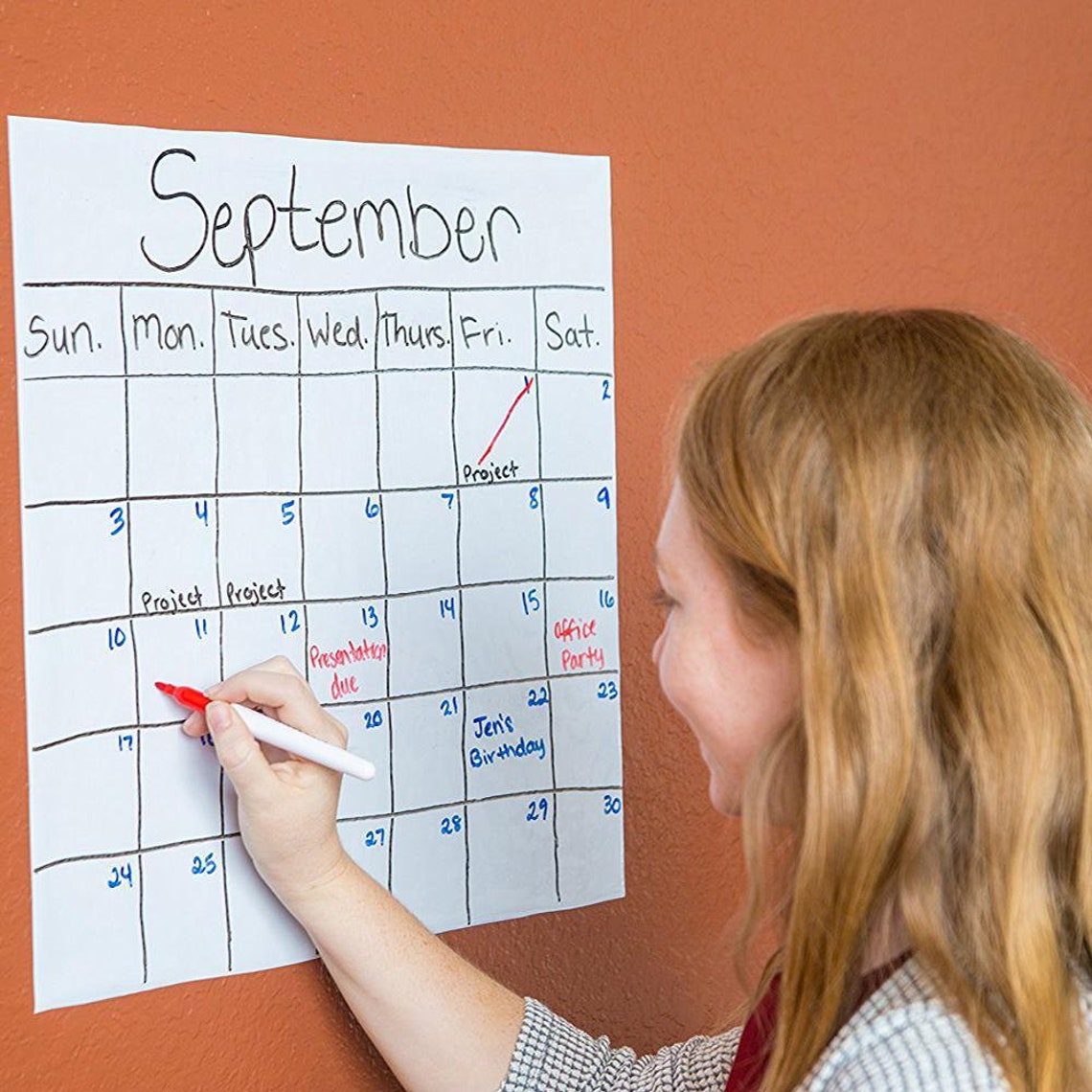 Kassa Large Whiteboard Wall Sticker Roll 17.3 X 96 8 Etsy