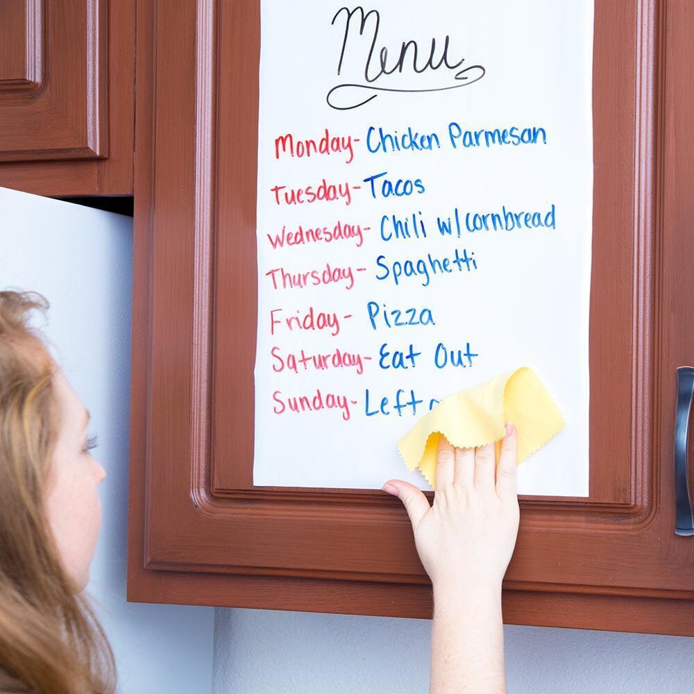 Kassa Large Whiteboard Wall Sticker Roll 17.3 X 96 8 Etsy