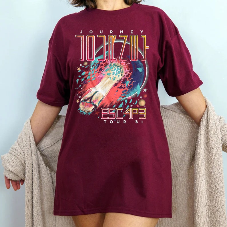 Journey Escape 81 Shirt, Journey Freedom Tour 2024 Shirt, Journey With Toto 2024 Concert Shirt