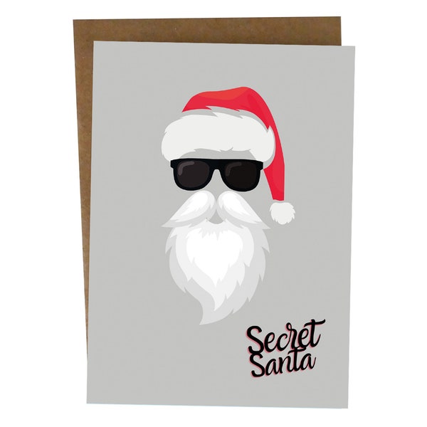 Secret Santa Karte Secret Santa Geschenke BYANIKA