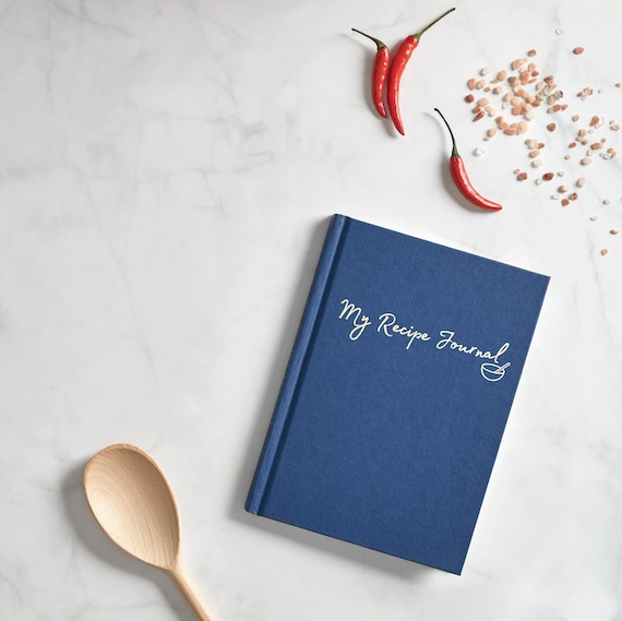 Hardback Recipe Book For Own Recipes Notebook Journal Blank