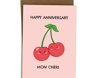 Joyeux anniversaire Carte d’anniversaire de mariage Carte d’anniversaire Mignon Drôle Jeu de mots Pour Petit Ami Petite Amie Partenaire Pour Femme Mari Cadeaux d’anniversaire BYANIKA