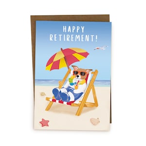 Carte de félicitations à la retraite pour collègue papa maman ami femmes hommes lui sa joyeuse retraite cadeau BYANIKA