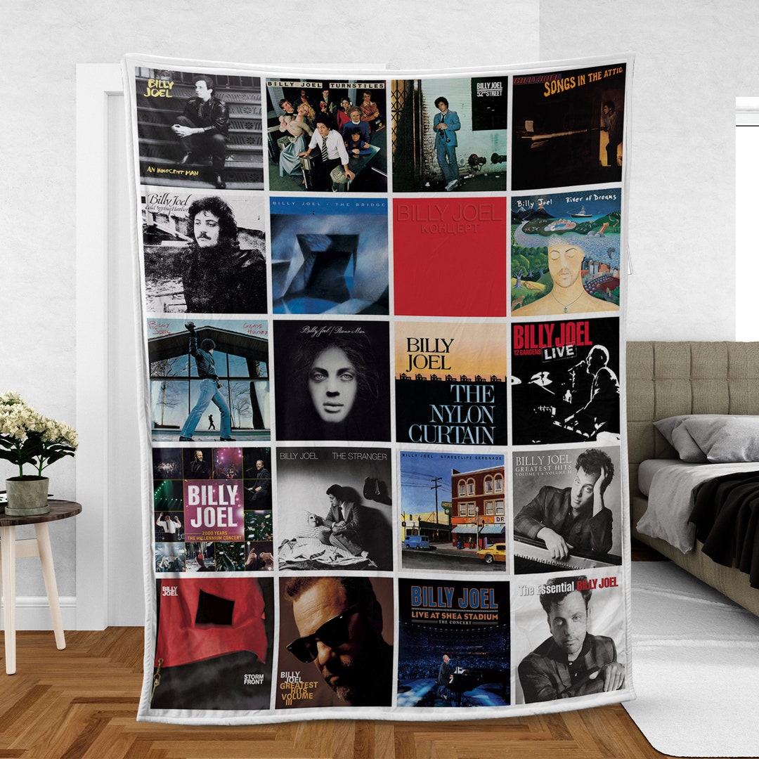 Billy Joel Albums Blanket Billy Joel Piano Man Fleece Etsy Australia