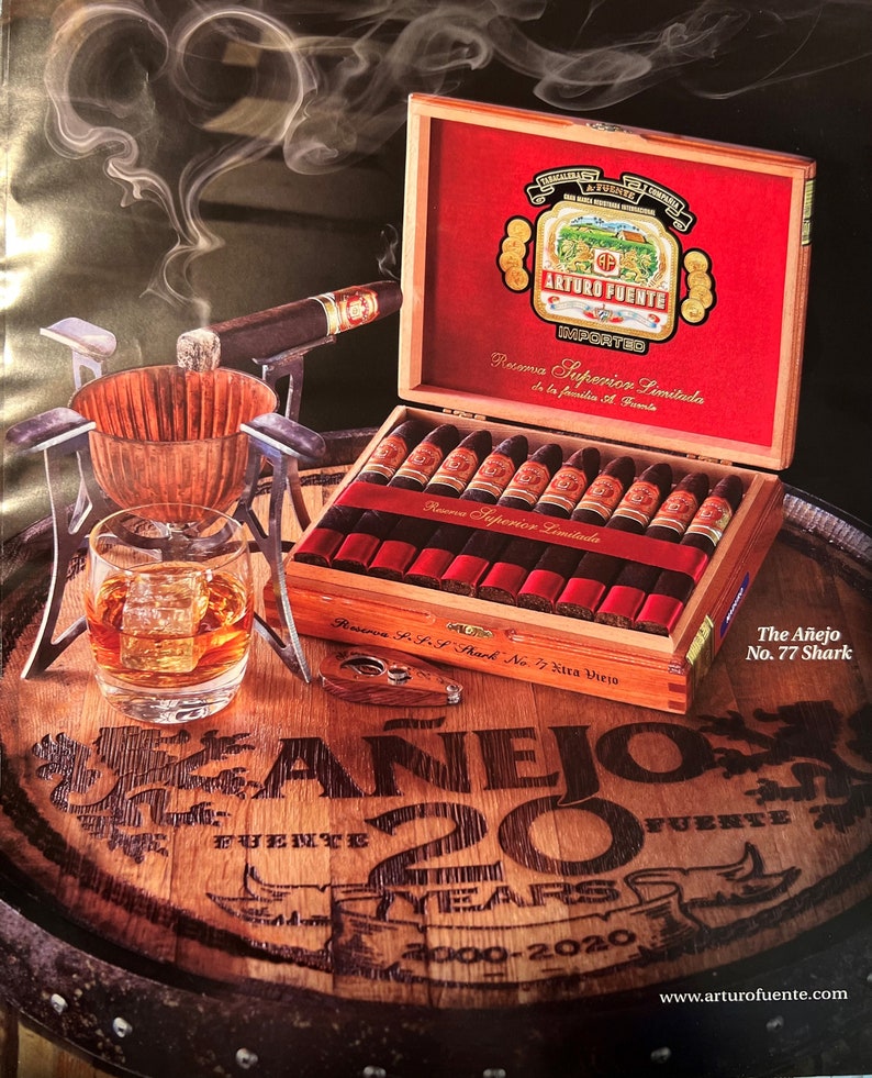 As seen in Arturo Fuente ad in Cigar Aficionado magazine
