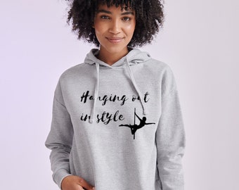 Pole dance hoodie - women dancer hoody - pole dancing wear funny hoodie