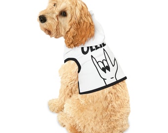 Personalised Pet Hoodie printed dog clothing custom pet clothes