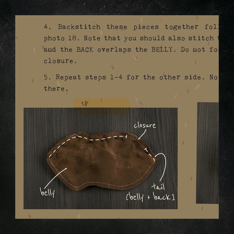 Sewing Pattern & Tutorial  The Familiar Toad in a Witch Hat image 8